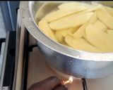 A picture of step 2 of Deep Fried Crunchy Spiced Rosemary Potato Wedges #passonbutton.