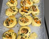 Foto del paso 6 de la receta: Patatas cocidas, con mejillones frescos y mahonesa de Mejillones en escabeche….bunisssimos…..😜
