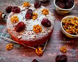 A picture of step 6 of Date and Walnut Cake.
