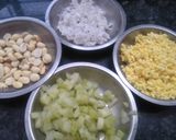 A picture of step 1 of Moong Dal Salad.
