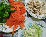 A picture of step 2 of Spring rolls.