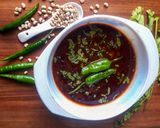 A picture of step 9 of Red beans curry.