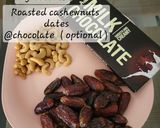A picture of step 1 of Cashew & Dates bites.