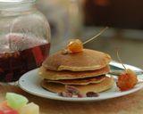 Hình bước làm 1 của món Pancake
