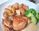 Foto langkah ke 4 dari resep Roasted Chicken & Potato.