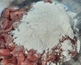 Hình bước làm 1 của món Bao tử cá xào đậu