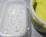 Foto langkah ke 2 dari resep Puding Alpukat Creamy Matcha.