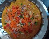 A picture of step 3 of Khakra cheese sandwich.