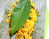 Foto langkah ke 5 dari resep Nasi pepes bakar ati ampela mantul.