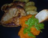 Foto del paso 9 de la receta: Cerdo agridulce y puré de zapallo inglés