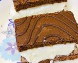 Frozen yoghurt chocolate cake bars recipe step 2 photo