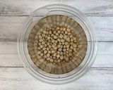 A picture of step 1 of Delicious Hummus made with Shiitake powder.
