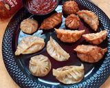 A picture of step 14 of Steamed and Fried Soya Momos (Soybean Dumplings).