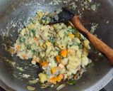 Foto langkah ke 2 dari resep Macaroni sayur keju lumer.
