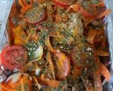 Foto del paso 3 de la receta: Lomito de Atún con vegetales #riquísimo #rápido #saludable #horno 🐟🥕🌶🧅🧄🍅