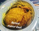 A picture of step 1 of Kokam Masoor Dal Recipe 😋.