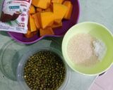 Foto langkah ke 1 dari resep Kolak Pumpkin Kacang hijau.