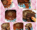 A picture of step 6 of Dark chocolate ocean cake.