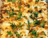 A picture of step 2 of Chicken Enchiladas.