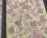 A picture of step 2 of Giant Ham and Mushroom Crêpe.