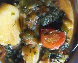 A picture of step 4 of Porridge soup. (With sweet potatoes and unripe plantain).