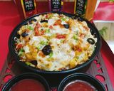 A picture of step 5 of Cheesy Pizza Tikka Fries 🍟 🍟.