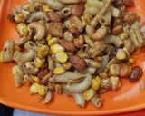 A picture of step 3 of Macaroni dry fruit chat!!.