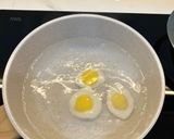 A picture of step 3 of Egg Yolk Mochi Dumplings in Ginger Syrup.
