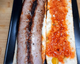 Foto del paso 5 de la receta: Bocadillo de longaniza a la plancha