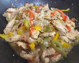 A picture of step 8 of Chicken Fajitas.