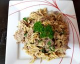 A picture of step 5 of My Lamb Pasta with Yogurt & Mint Sauce. 😍.