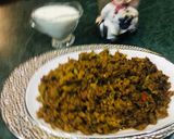 A picture of step 6 of Tawa Keema.