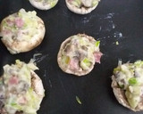 Foto del paso 7 de la receta: 🍄Champiñón relleno de jamón🥓