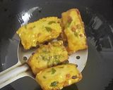 A picture of step 5 of Schezwan veggie roti Roll.
