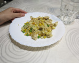 Foto del paso 5 de la receta: Arroz 3 delicias ligero con pollo cocido