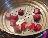 A picture of step 2 of Pickled Radishes.