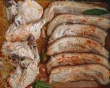 Foto do passo 3 de Entremeada e costeletas de porco ao pimentão assadas no forno