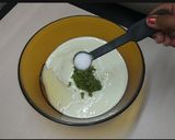 A picture of step 5 of Rava dhokla.