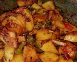 फ्राई शिमला मिर्च की सब्जी(fry shimla mirch ki sabzi recipe in hindi) रेसिपी चरण 3 फोटो