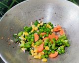 A picture of step 5 of Bajra(pearl millet) Upma.