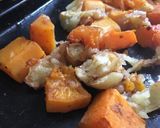 A picture of step 4 of Butternut squash & apple baby food.
