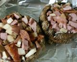 A picture of step 8 of Stuffed mushroom cups.