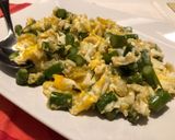 Foto del paso 5 de la receta Revuelto de espárragos. Cena rápida