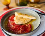 Foto del paso 4 de la receta: Piquillos al ajillo con solomillo de pollo 🧄 🌶️ 🐣