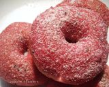 Foto langkah ke 5 dari resep Donat Buah Naga.
