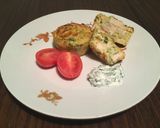 Фото кроку 16 до Куриные маффины с кабачком и сыром.