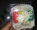 Foto langkah ke 5 dari resep Rainbow cake gulung keju.