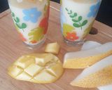 A picture of step 5 of Honeydew Melon & Mango Smoothie.