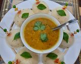 A picture of step 3 of Idli Sambhar.