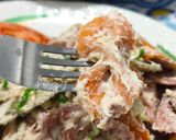 Foto do passo 4 de Salada de macarrão com frango defumado